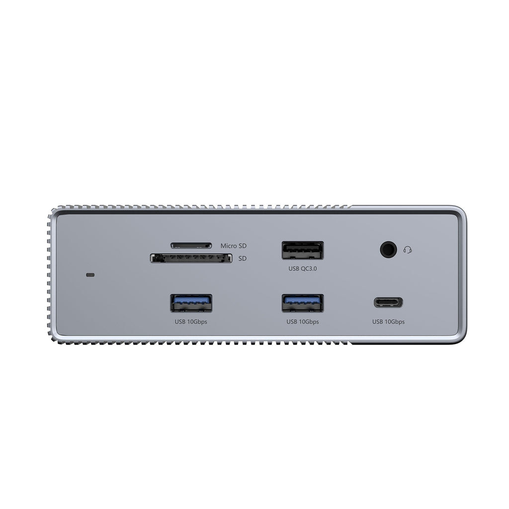 HyperDrive GEN2 18-Port USB-C Docking Station + 180W Power Adapter Bundle