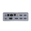 HyperDrive GEN2 18-Port USB-C Docking Station + 180W Power Adapter Bundle