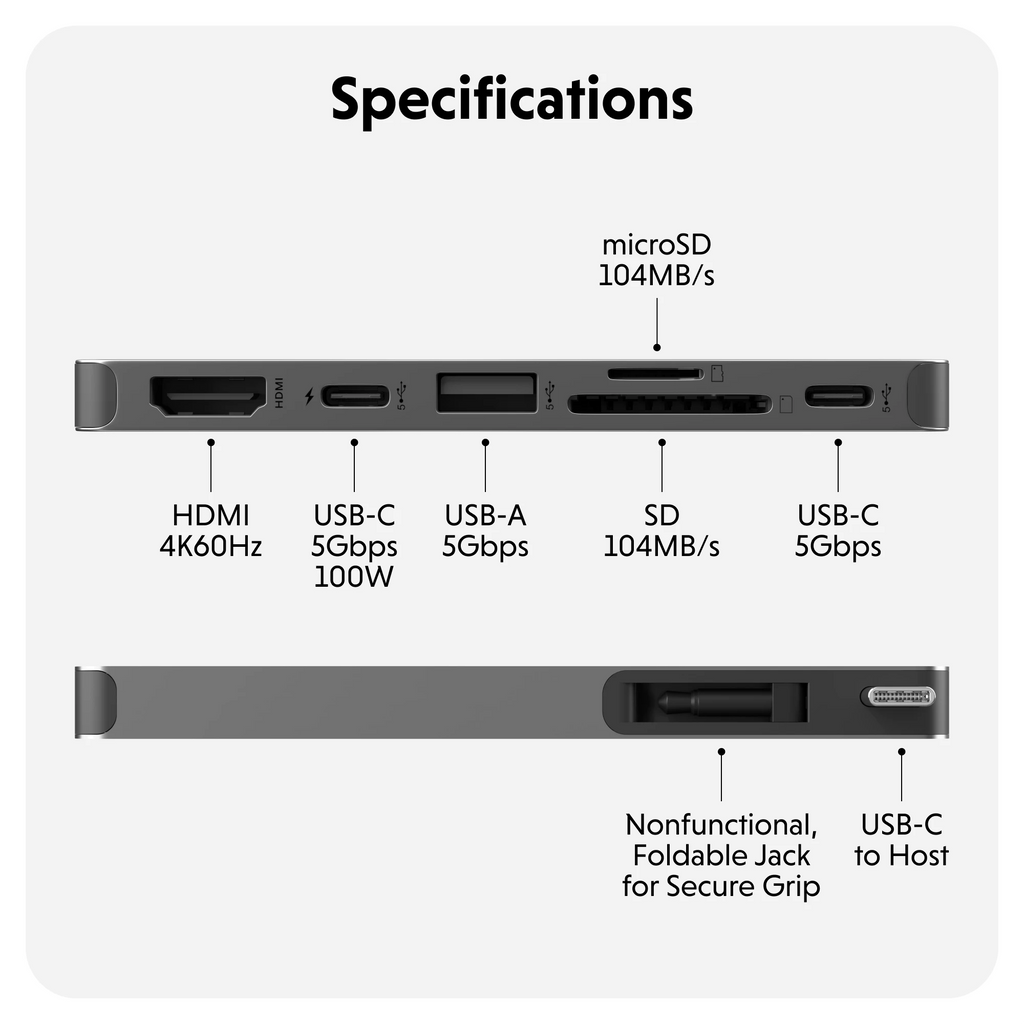 HyperDrive Next 6 Port Universal USB-C Hub