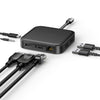 Desktop Anywhere HyperDrive Dual Monitor USB4 Mobile Dock and Cable Bundle