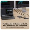 HyperDrive Next Dual 4K HDMI 7 Port USB-C Hub