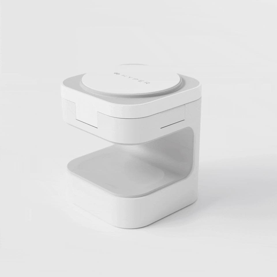 HyperJuice Qi2 3-in-1 Magnetic Charging Stand