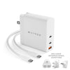 HyperJuice 140W PD 3.1 USB-C GaN Charger With Adapters 