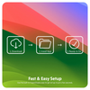 Fast & Easy Setup - use the built-in HyperDisplay app to get set up in just a few seconds