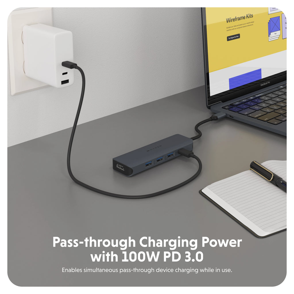 HyperDrive Next 6 Port USB-C Hub with 3x USB-A