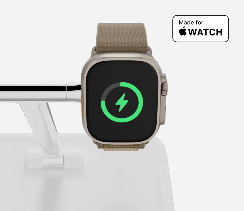 HyperJuice Next Qi2 4-in-1 Magnetic Charging Stand